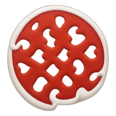 peaceful risky swastika red sticker