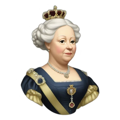 Queen Victoria sticker