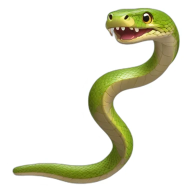 snake chasing tail sticker