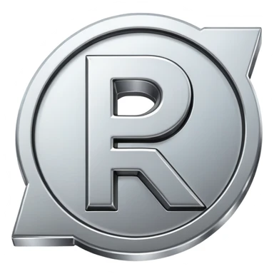 Russian ruble symbol sticker