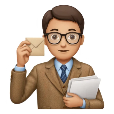 Profesor sosteniendo un papel que dice “LUNCH COVERED” sticker