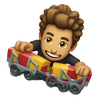 roll the dice again roller coaster sticker