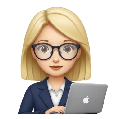 Developer girl sticker