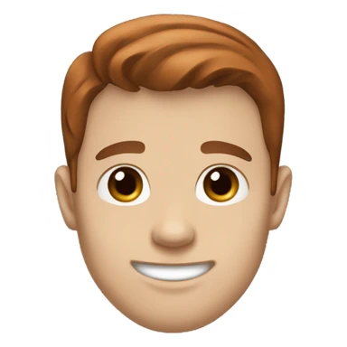 Brown hair, pale skin, man. University of Texas Longhorn clothes sticker