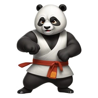Kung fu panda sticker