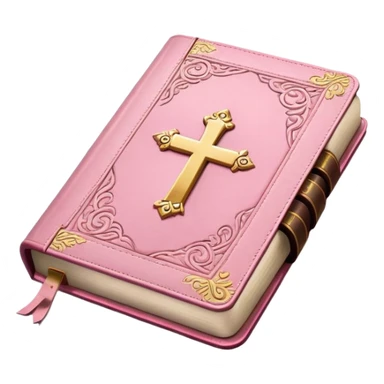 Pink bible sticker