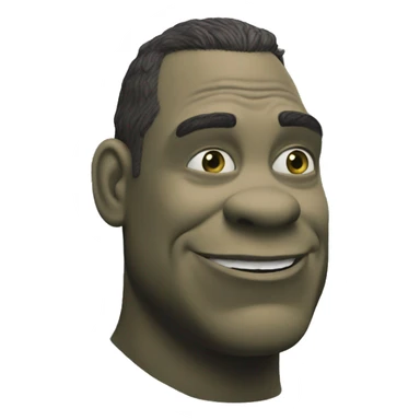 Shrek supportant le psg sticker