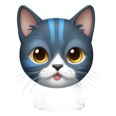 Gato siamés expresión  sticker