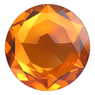 extreme up close amber round cut holographic gem with black metal accent, gem tilted at an angle sticker