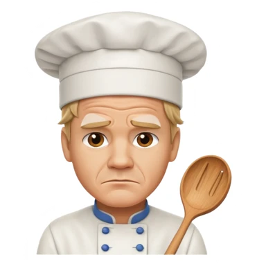 gordon ramsey with cook hat sticker