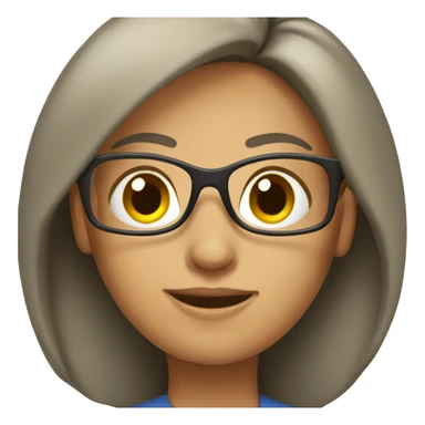 Female teacher sticker