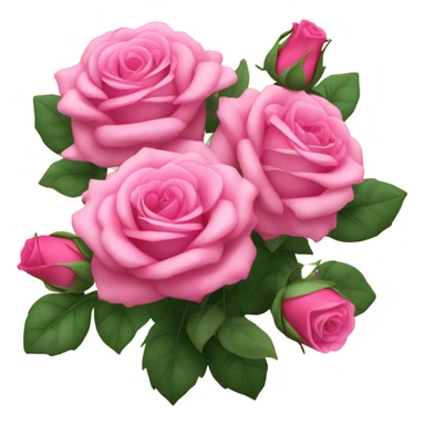 Pink roses sticker