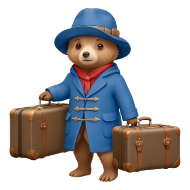 Paddington bear sticker