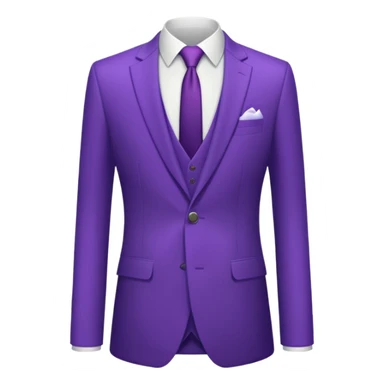 purple suit sticker