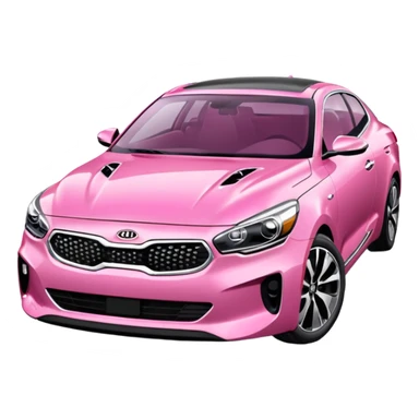Pink Kia k5 sticker