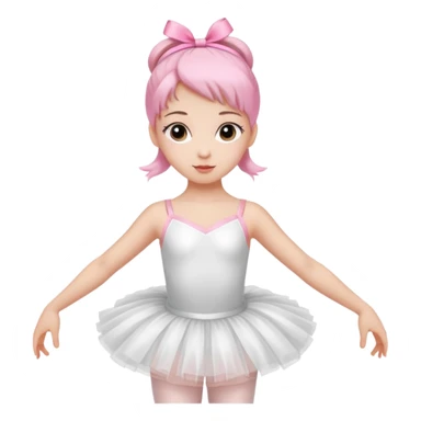 Ballerina girl sticker