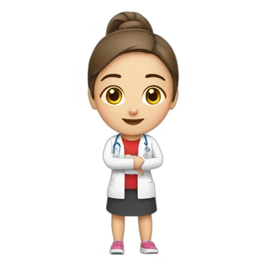 turkish physiotherapist girl sticker
