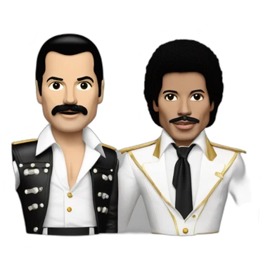 Freddie mercury and Michael jackson  sticker