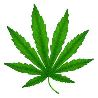 Marajuana leaf  sticker
