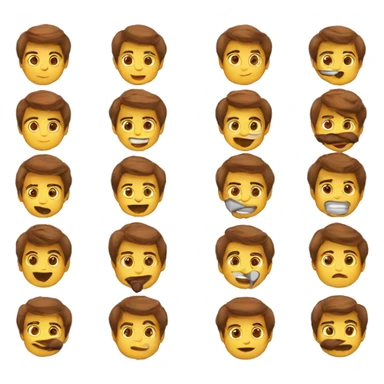 Emoji dos chicos beso sticker