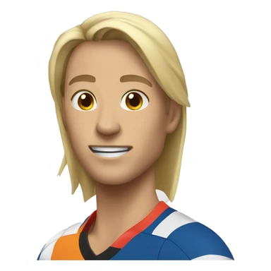 persona jugando volleyball sticker