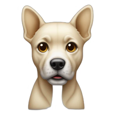 invisible dog sticker