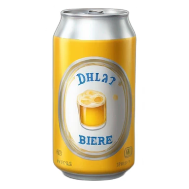 Bière canette sticker