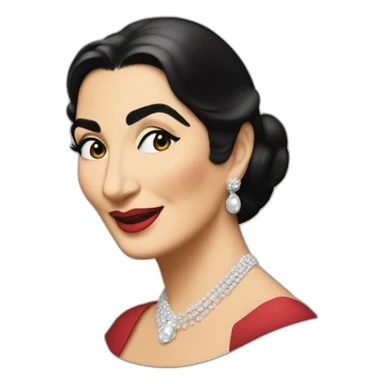 Maria Callas chante sticker