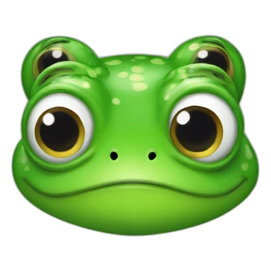 A gay frog sticker