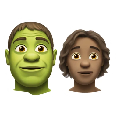 French Shrek sticker