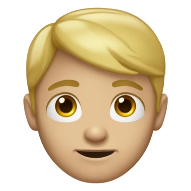 niño de tres años rubio de ojos claros picaro sticker