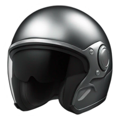 dark chrome motorcycle helmet sticker