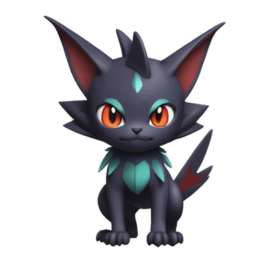 Noivern-Litten-Zorua full body sticker
