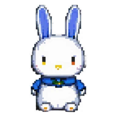 Miffy bunny, minimal and charming sticker