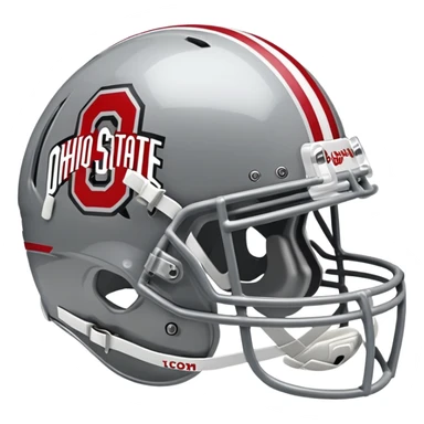 Make an Ohio state football helmet sticker