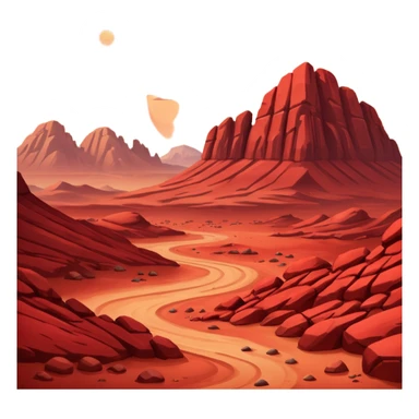 Mars sticker