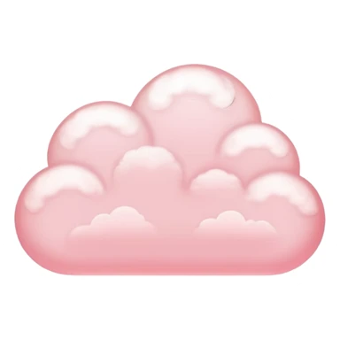 light pink light soft glow sticker