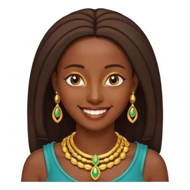 etiopien woman sticker