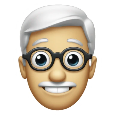 Topolino con occhiali sticker