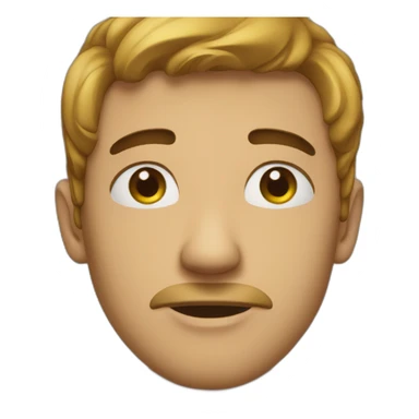 Don’t care face sticker