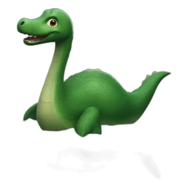 Nessie dans apex sticker