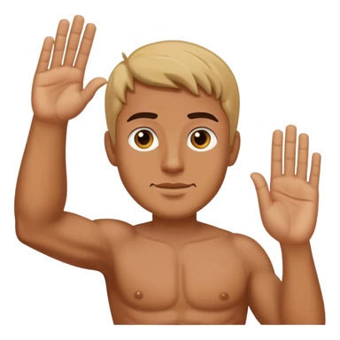 a man doing the roman salute sticker