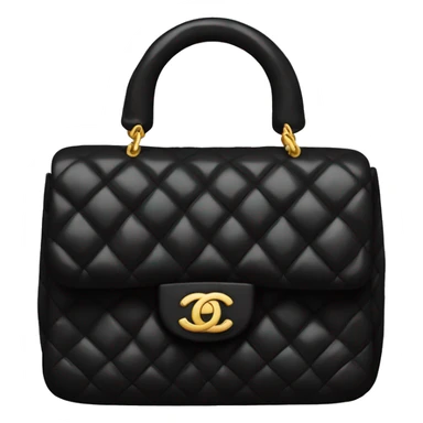 Black Chanel bag sticker