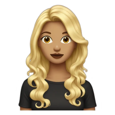 Billie ellish blonde sticker