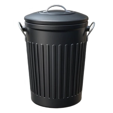 dustbin black sticker