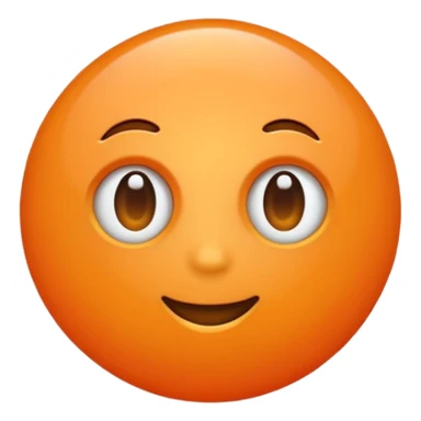 i want a happy orange., sticker