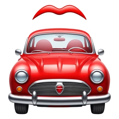 Créame una coche con labios sticker