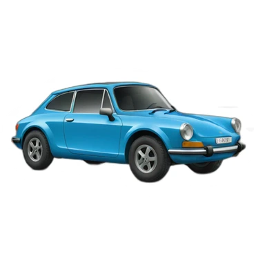 Alpine-car-bleue-ill sticker
