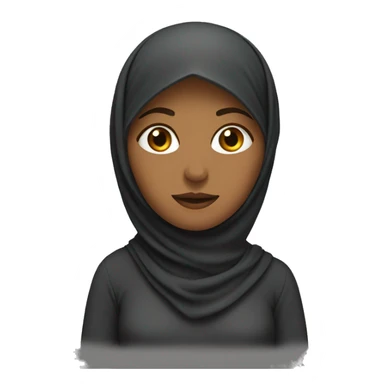 Islam woman standing sticker