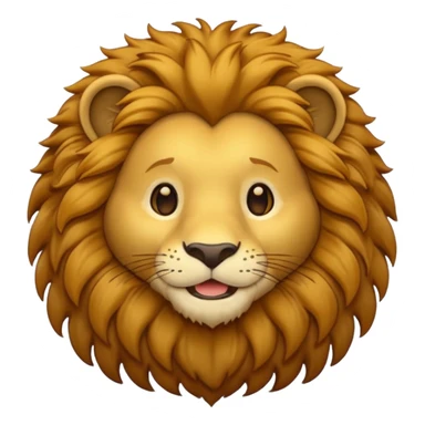 Lion animation emoji sticker